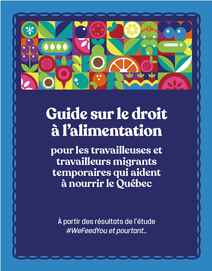Couverture du Guide sur le droit à l'alimentation en français