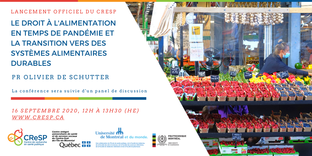 Affiche du Lancement officiel du CReSP