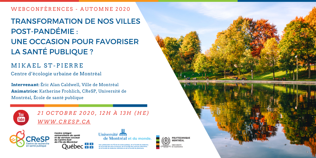 Affiche de la conférence de Mikael St-Pierre, 21 octobre, au CReSP